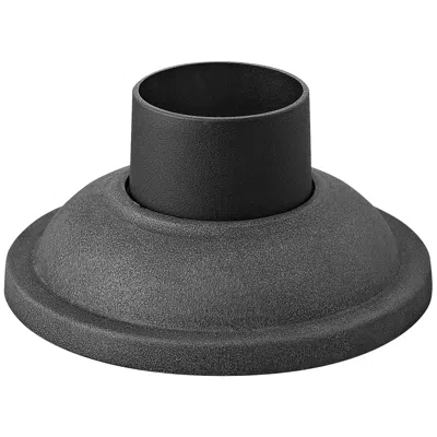 Hinkley Signature Pier Mount Fitter - Smooth Base In Aged Zinc
