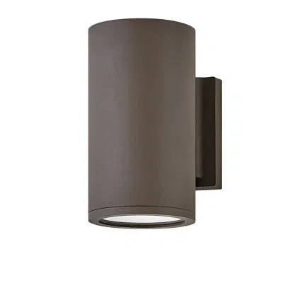 Hinkley Silo 1 - Bulb 8" H Outdoor Armed Sconce In Architectural Bronze