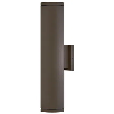 Hinkley Silo Large Up/down Wall Mount Lantern 20" Architectural Bronze