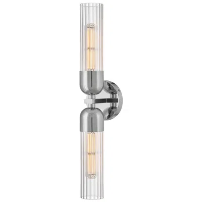 Hinkley Soren Large Two Light Sconce 23.5" Chrome