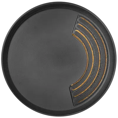 Hinkley Sparta Flare Led Uni-directional Well 2.75" Stainless Steel Black