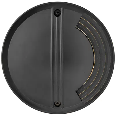 Hinkley Sparta Flare Led Uni-directional Well 6.75" Stainless Steel Black