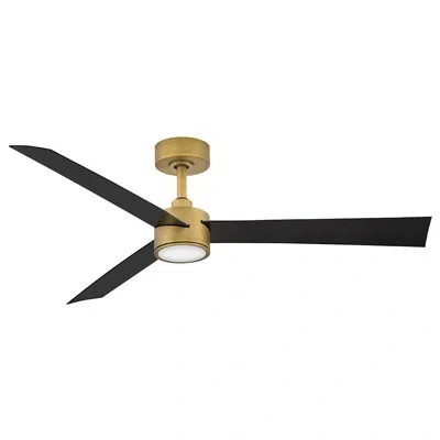 Hinkley Speck Ceiling Fan In Brass,matte Black