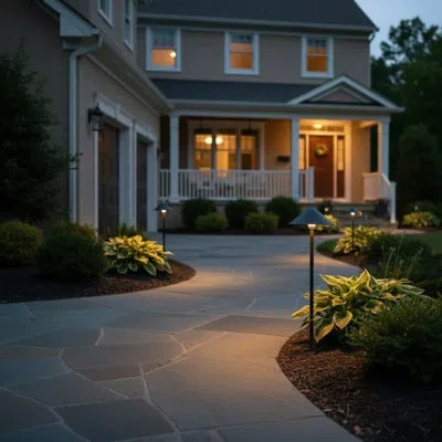 Hinkley Springfield Low Voltage Aluminum Pathway Light In Black