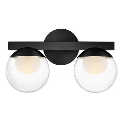 Hinkley Sunni Small Two Light Vanity In Black