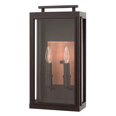 Hinkley Sutcliffe 17" High Oil Rubbed Bronze Outdoor Wall Light