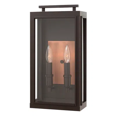 Hinkley Sutcliffe 17" High Oil-rubbed Bronze Led Outdoor Wall Light