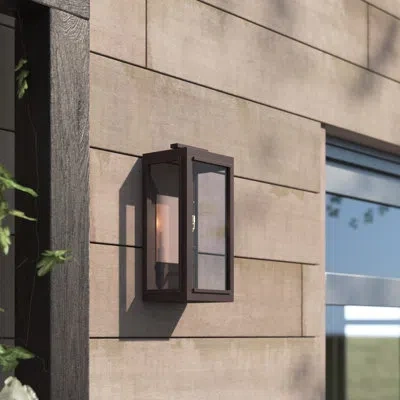 Hinkley Sutcliffe Outdoor 1 - Bulb Wall Lantern In Oil Rubbed Bronze