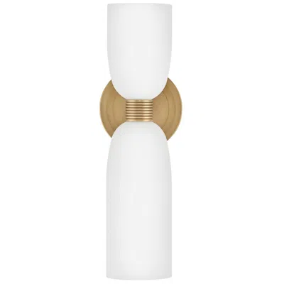 Hinkley Tallulah 14 3/4"h Lacquered Brass 2-light Led Wall Sconce