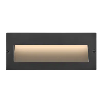 Hinkley Taper 8 1/2"w Matte Black Led Landscape Step Light