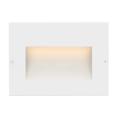 Hinkley Taper Step 4 1/2" Wide Satin White Led Step Light