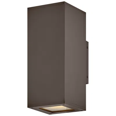 Hinkley Tetra 12" High Architectural Bronze Led Outdoor Wall Light