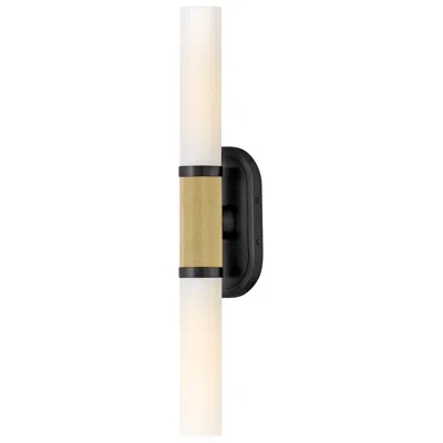 Hinkley Thayer Large Two Light Sconce 24.5" Lacquered Brass