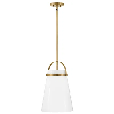 Hinkley Tori 11 1/2" Wide Lacquered Brass Led Mini Pendant