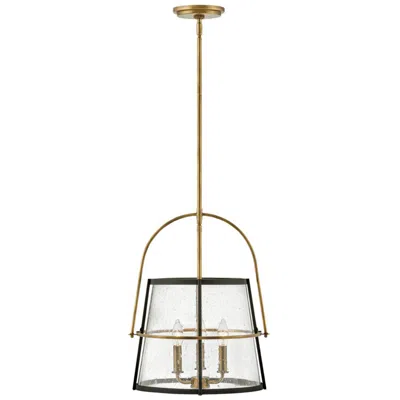 Hinkley Tournon 15" Wide Brass Modern Luxe Pendant Light