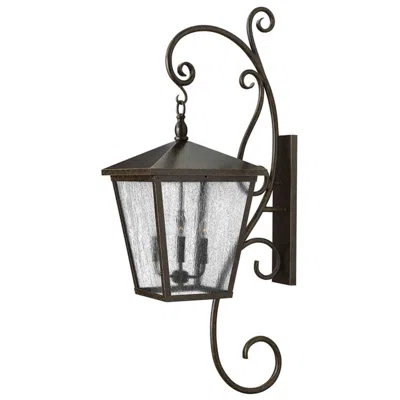Hinkley Trellis 52" High Bronze Outdoor Wall Lantern