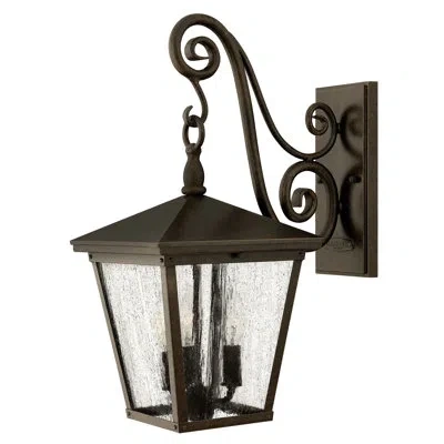 Hinkley Trellis Bronze 3 - Bulb Outdoor Wall Lantern In Regency Bronze