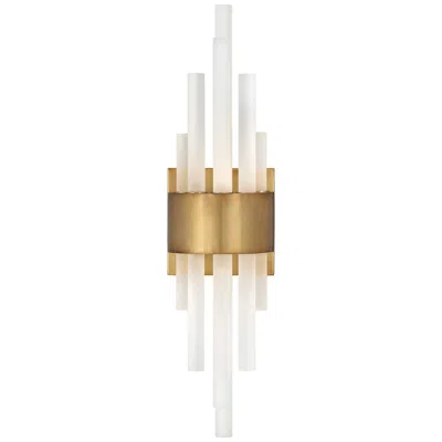 Hinkley Trinity 22" High Modern Heritage Brass Led Wall Sconce