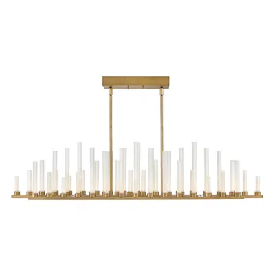 Hinkley Trinity 48"w Heritage Brass Chandelier By  Lighting