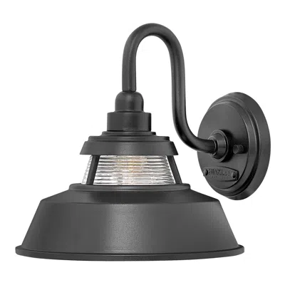 Hinkley Troyer 10" High Black Outdoor Wall Light