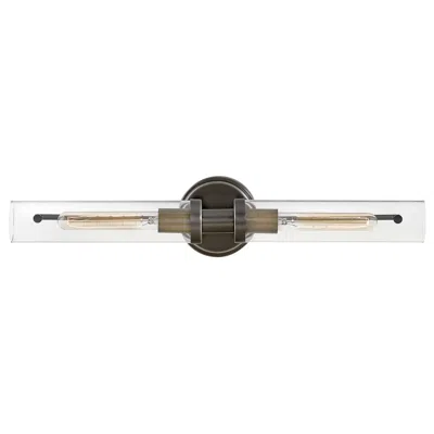Hinkley Vaughn 25" Wide 2-light Black Oxide Vanity Bath Light