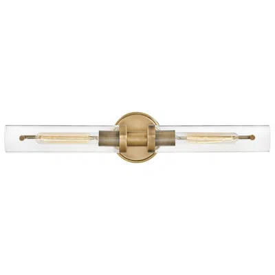 Hinkley Vaughn 25" Wide 2-light Heritage Brass Vanity Bath Light
