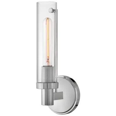 Hinkley Vaughn Medium Single Light Sconce 14" Chrome