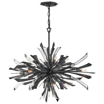 Hinkley Vida 36" Wide Brushed Graphite 13-light Single Tier Pendant