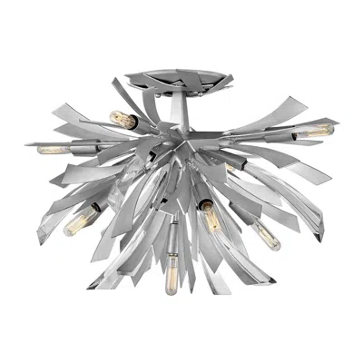 Hinkley - Vida Medium Semi-flush Mount - 24" Glacial