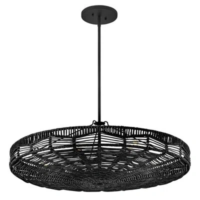 Hinkley Wagon Wheel Classic Chandelier In Black