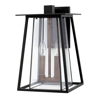 Hinkley Walker 15" High Black Outdoor Wall Light