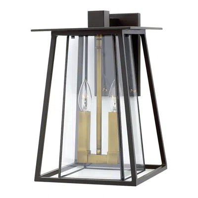 Hinkley Walker 15"h 2-light Bronze Outdoor Wall Light