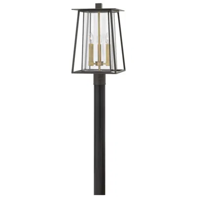 Hinkley Walker 20 3/4"h Bronze Brass Led Outdoor Post Light
