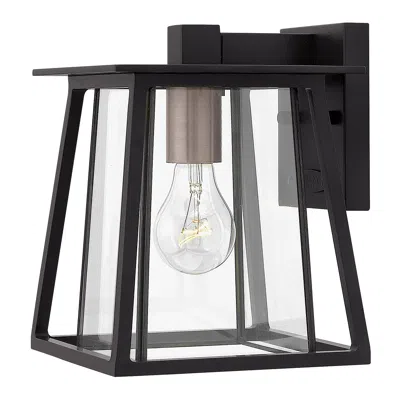 Hinkley Walker 9 1/2" High Black Outdoor Wall Light
