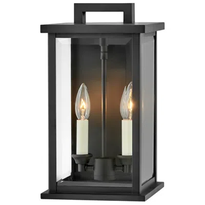 Hinkley Weymouth 14 1/4" High Black Outdoor Wall Light