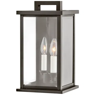 Hinkley Weymouth 14.25" High Oil Rubbed Bronze Outdoor Wall Light