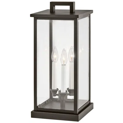 Hinkley Weymouth 20 1/4" High Oil Rubbed Bronze Outdoor Pier Mount Led Light