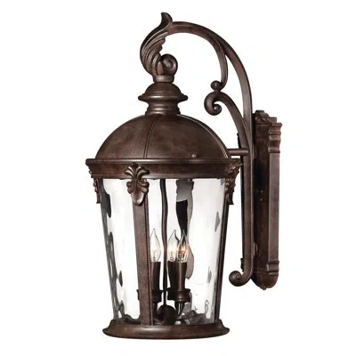 Hinkley Windsor River Rock 4 - Bulb Outdoor Wall Lantern