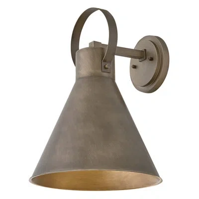 Hinkley Winnie Medium Wall Mount Lantern In Gray