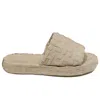 Hinnominate Beige Cotton Sandal In Neutral