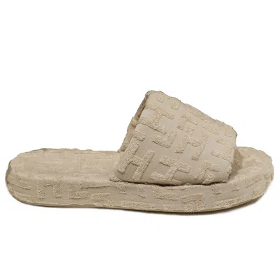 Hinnominate Beige Cotton Women's Sandal