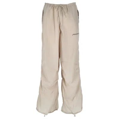 Hinnominate Beige Nylon Jeans & Pant