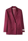 Hinnominate Blazer Over Woman  Doublepet In Burgundy