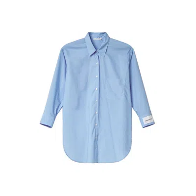 Hinnominate Blue Cotton Shirt