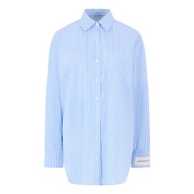 Hinnominate Blue Cotton Shirt
