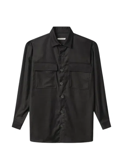 Hinnominate Buttoned Pocket Shirt In Black