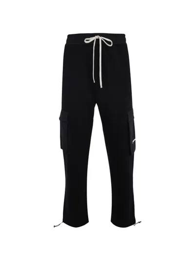 Hinnominate Cargo-pocket Sweatpants In Black