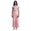 Hinnominate Chic Pink Palazzo Pants With Drawstring