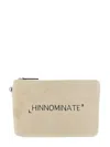 Hinnominate Clutch Bag With Logo In White