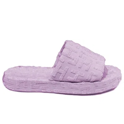 Hinnominate Cotton Women's Sandal In Purple